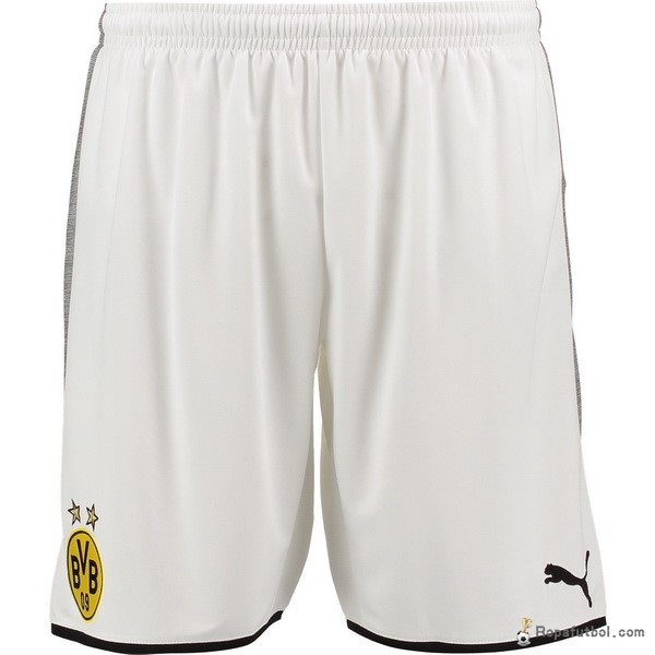 Pantalones Borussia Dortmund Replica Tercera Ropa 2017/18 Blanco